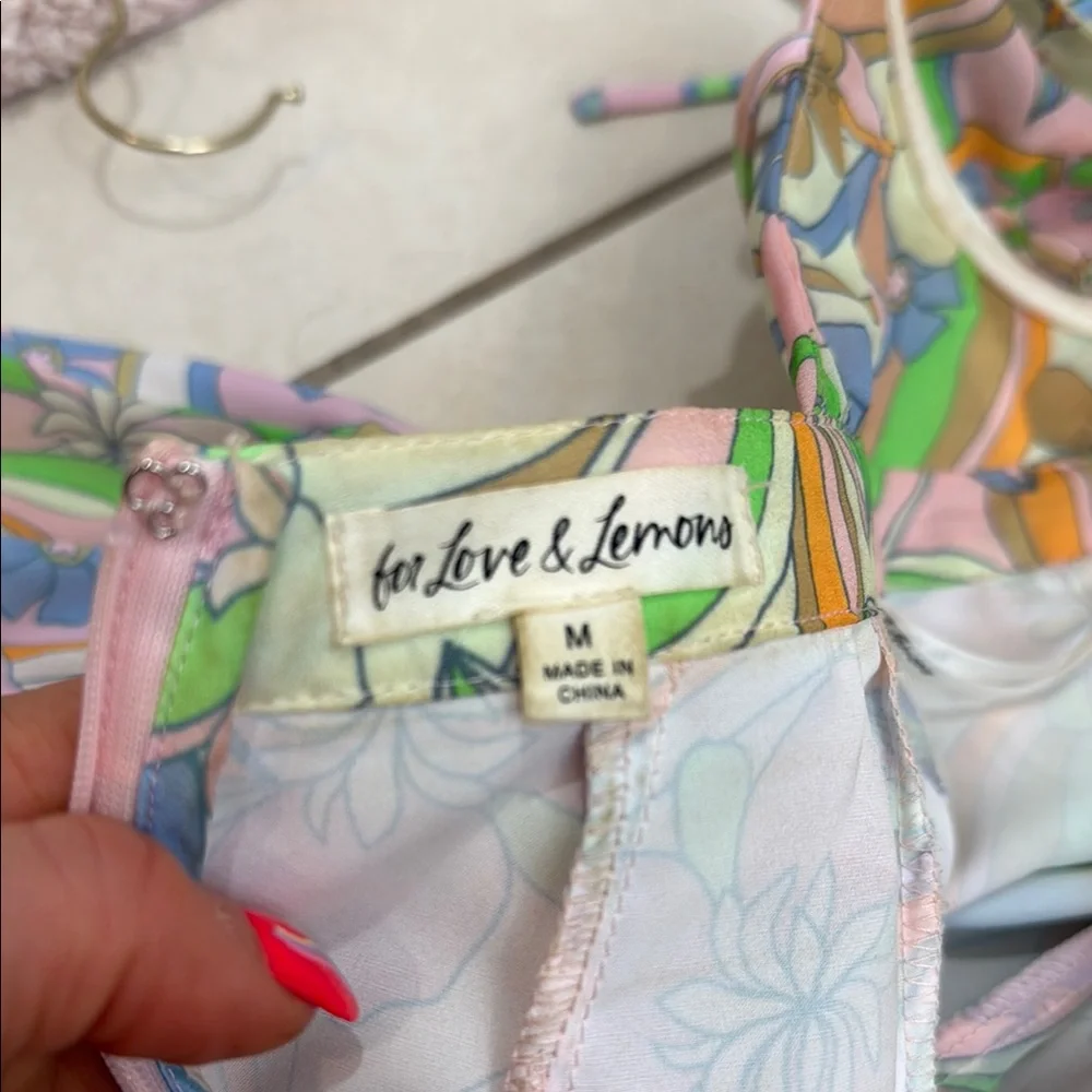 Floral crossover for love and lemons Dress - Picture 8 of 10